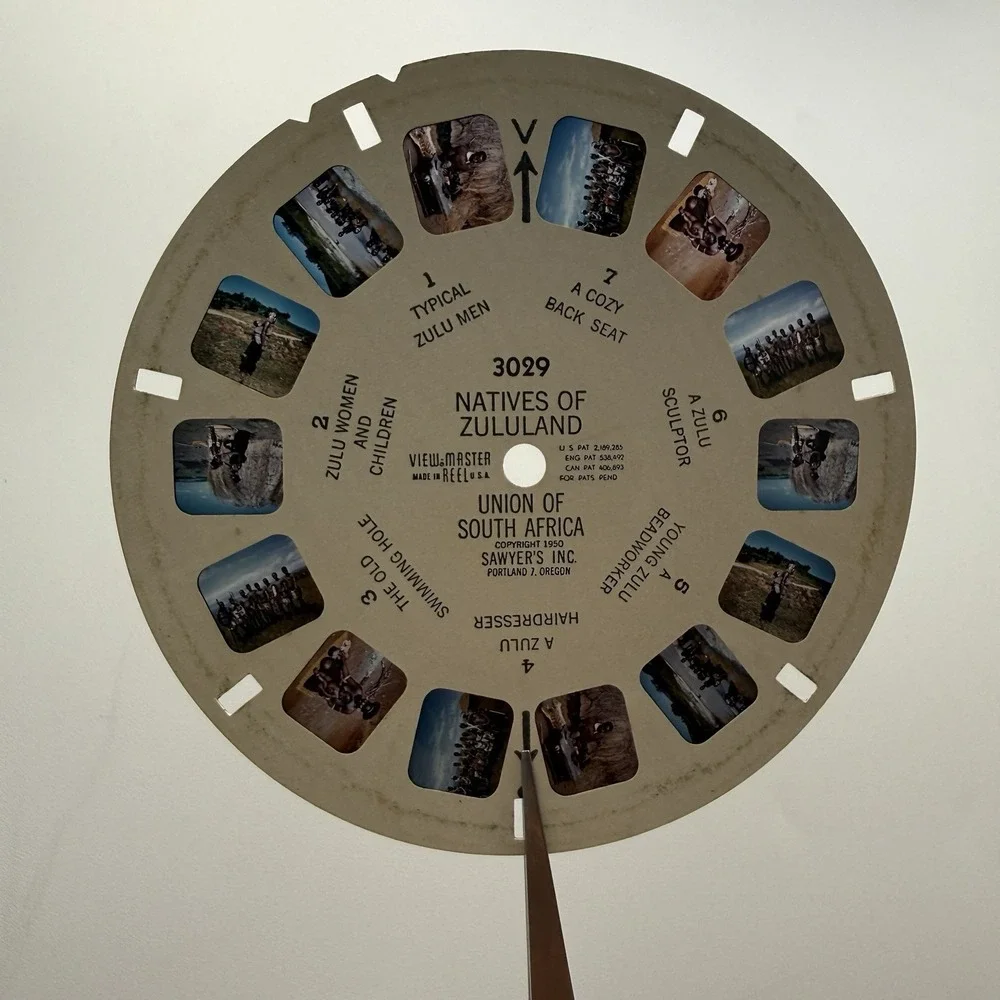VTG Sawyer's View-Master Reel South Africa Zulu Victoria Falls Lot (3) 40's 50's